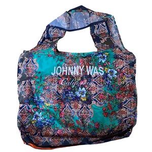 Johnny Was Indi Flower Reusable Foldable Tote